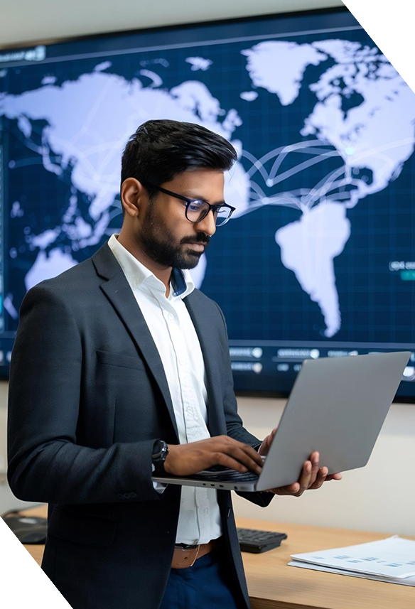 CSEZ professional working on global trade operations